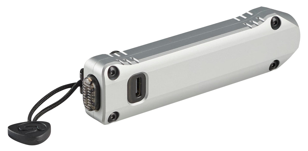 Streamlight 88819 Wedge XT 500-Lumen 1,900-Candela Flat Everyday Carry Flashlight, Includes USB-Cable and Pocket Lanyard, Silver