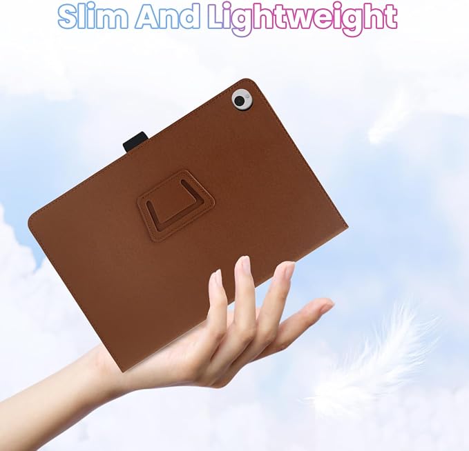 Case for Wacom MovinkPad 11 11-Inch TabletShockproof PU Leather Cover with Hand Strap Two-Fold StandCompatible with MovinkPad 11 11 Android Tablet (Black)