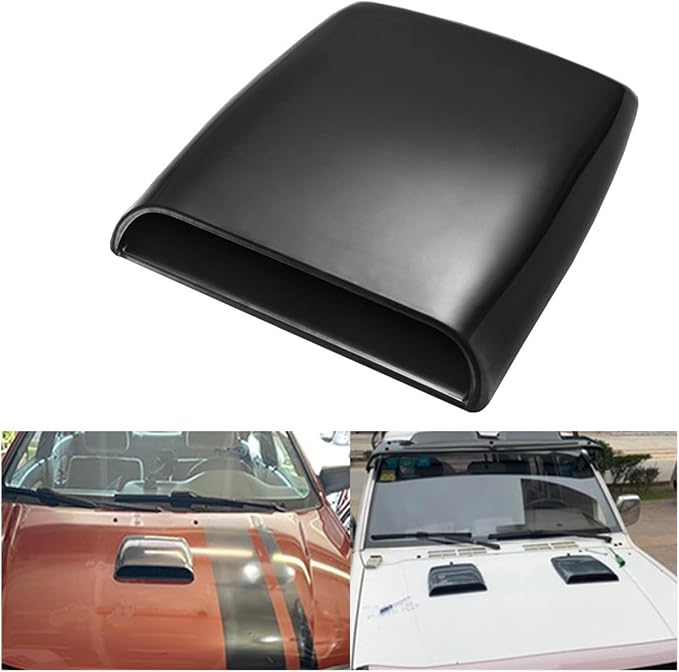 Universal Auto Engine Cover Hood Scoop Vent Car Bonnet Air Intake Inlet 4x4