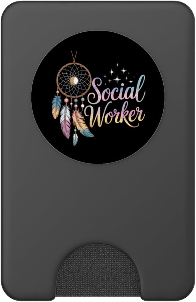 Social Worker Social Workering Social Work PopSockets Adhesive PopGrip