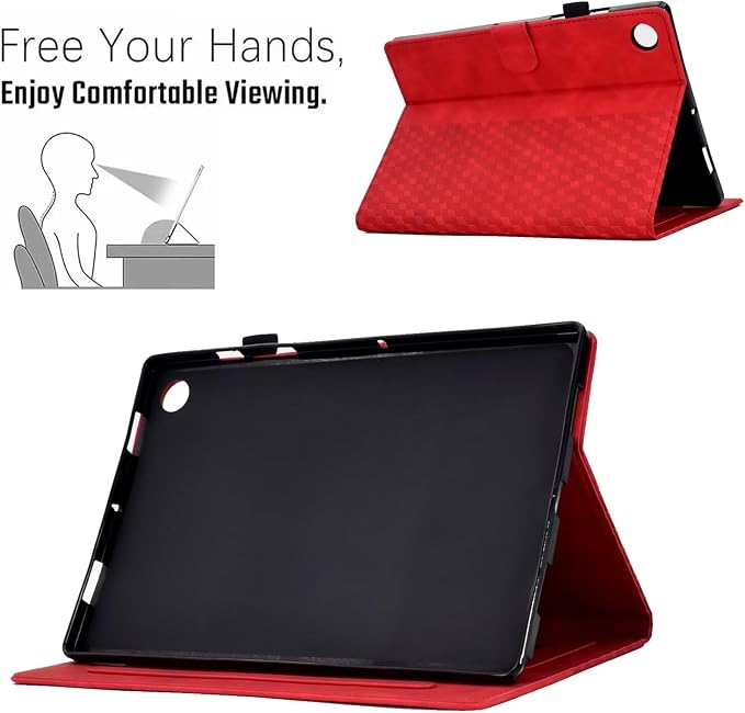 Fancity Case Fits Samsung Galaxy Tab A9/A11 Plus 11” 2025/2023 X210/X216 | Premium PU Leather Cover with Multi-Angles Pencil Holder Smart Wake Sleep for Galaxy Tab A9 A11 Plus X218 Beach