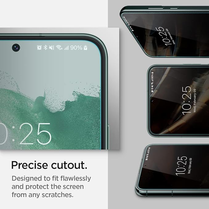 Spigen GlasTR EZ FIT Tempered Glass Screen Protector for Galaxy S22 Plus | 9H Hardness Tempered Glass Easy Installation Kit Case-Friendly Crystal Clear Touch Responsive Oleophobic Coating