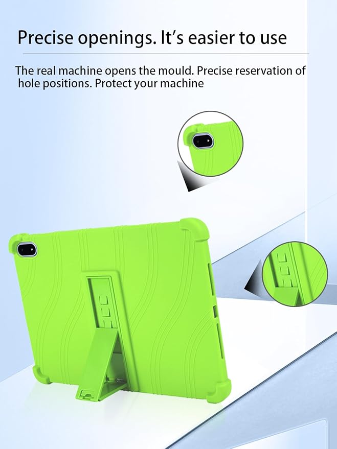 for OnePlus Pad 3 Android 15 Tablet13.2 inch Tablets CaseSoft Silicone Adjustable Stand Cover Lightweight Kids FriendlyBlack.