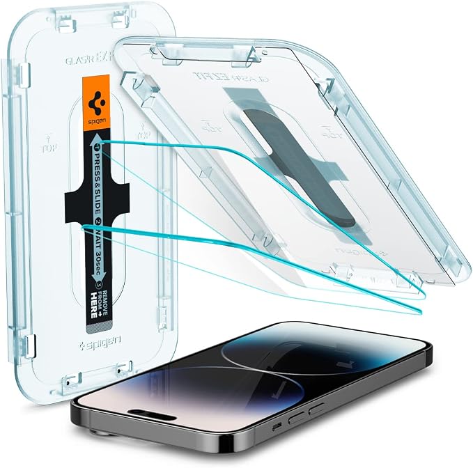 Spigen Tempered Glass Screen Protector [GlasTR EZ FIT] designed for iPhone 11 / iPhone XR [6.1 inch] [Case Friendly] - 2 Pack