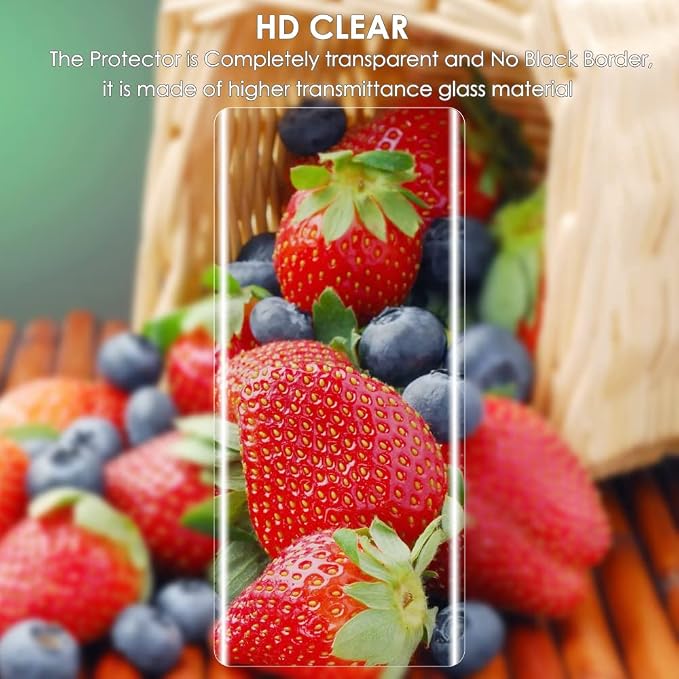 Screen Protector for Motorola Edge 30 Fusion Tempered Glass UV Set - 3 Pack Edge to Edge Full Protection Sensitive Touch 9H Scratch Resistant