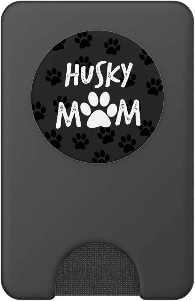 Husky Mom Womens phone accessory animal lover dog gift PopSockets Adhesive PopGrip