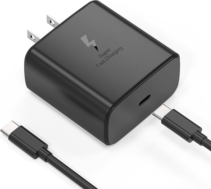 2026 45W Super Fast Charger USB C Android Phone Charger Fast Charging Compatible with Samsung Galaxy S25/S25 Ultra/S25+/S26 Ultra/S26/S26+/S24 Ultra/S23/S22/S20/S21/Note 10Galaxy Tab 6ft C Cable
