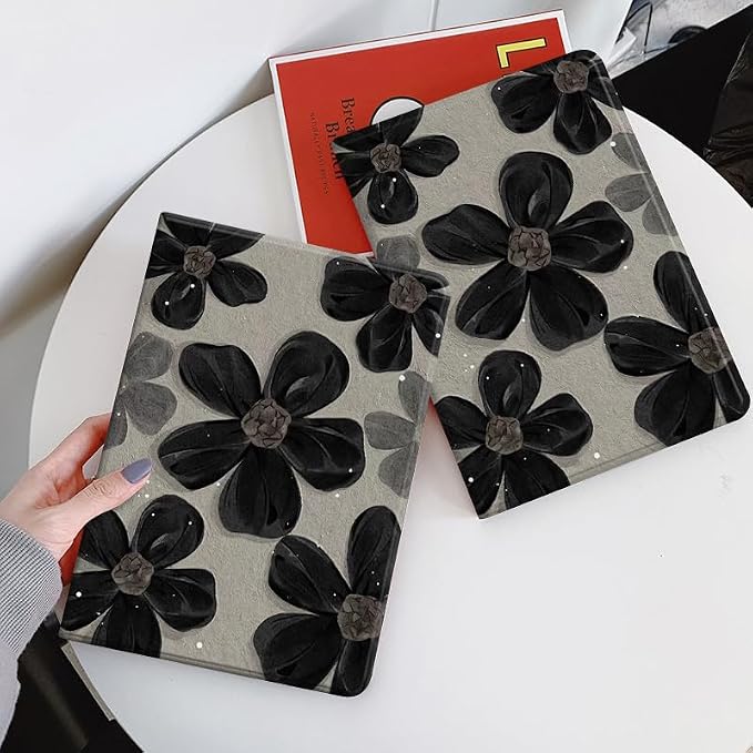 Flower Case for Xiaomi Redmi Pad 2 11 Case Flower Pattern Cute Floral Illustrated Printed Cover with Pencil HolderColor 5