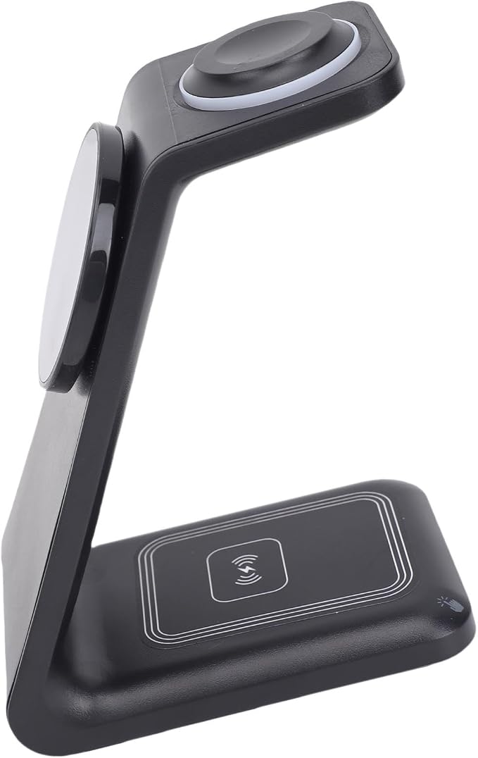 3 in 1 Magnetic Wireless Charging Station15W Fast Charger for Phones with 360 Adjustable Stand Multiple Protections