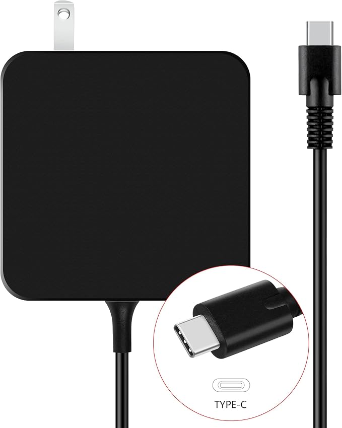 90W Type C USB-C Power Adapter Fast Charger Compatible with Samsung Chromebook Acer Lenovo
