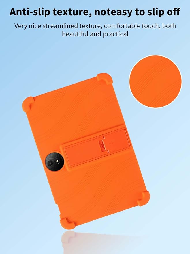 Case for TCL NXTPAPER 11 Plus Tablet 11.5inchNOUKAJU Tablet Protection CaseAdjustable BracketSoft SiliconeSilicone Protection Cover for TCL NXTPAPER 11 Plus(Blue)