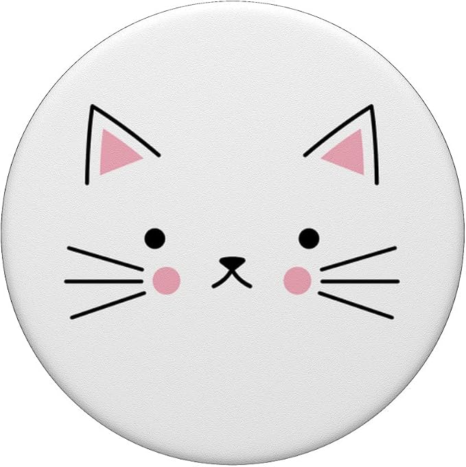 Kitty Cat Pop Socket for Phone PopSockets Kitten Cute Cat PopSockets Adhesive PopGrip