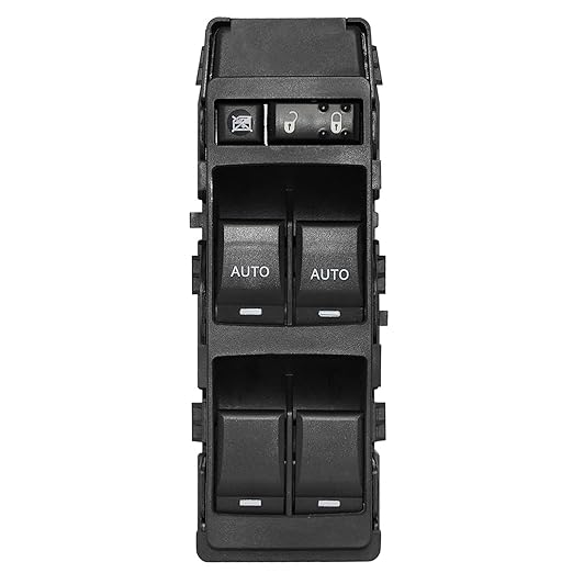 Left Front Driver Side Power Window Switch Compatible with 2006-2010 Jeep Grand Cherokee & Dodge Charger & Chrysler 300, 2007-2009 Chrysler Aspen&Dodge Durango, Replacement for 4602736AA 4602781AA