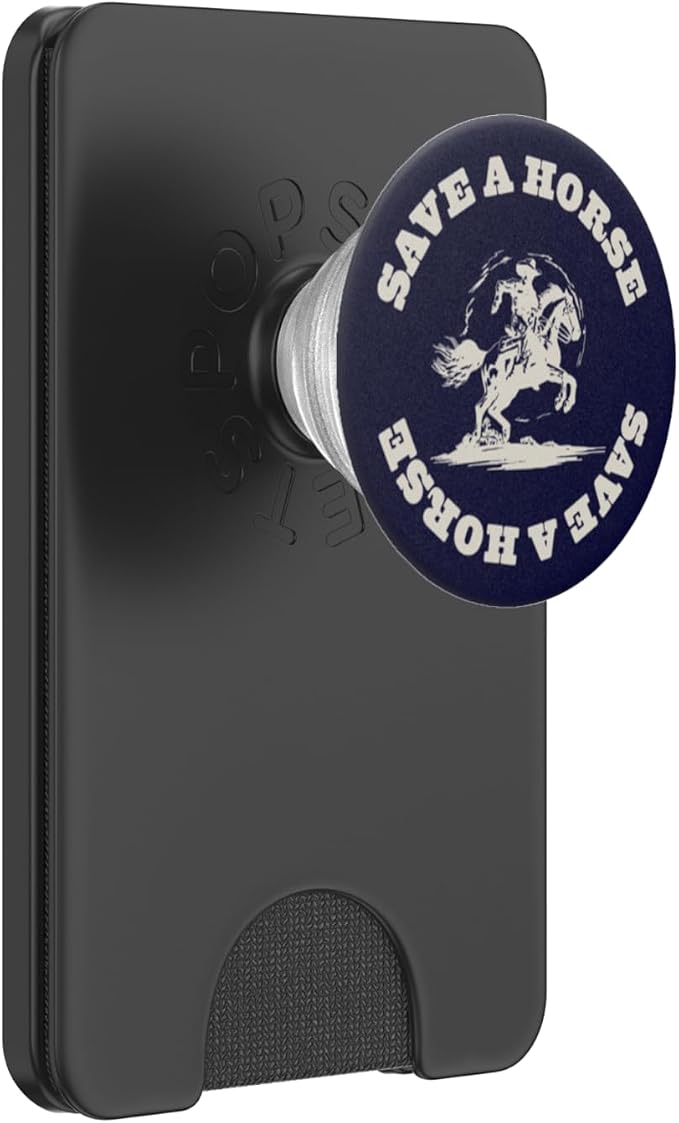 PopSockets Phone Grip with Expanding Kickstand- Save A Horse PopSockets PopWallet for MagSafe