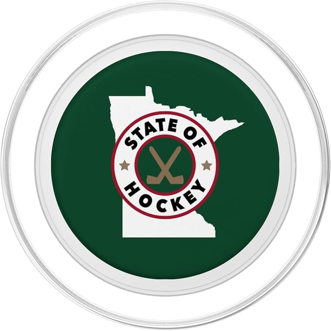 The State of Hockey - Minnesota - The Greatest Hockey State PopSockets Adhesive PopGrip