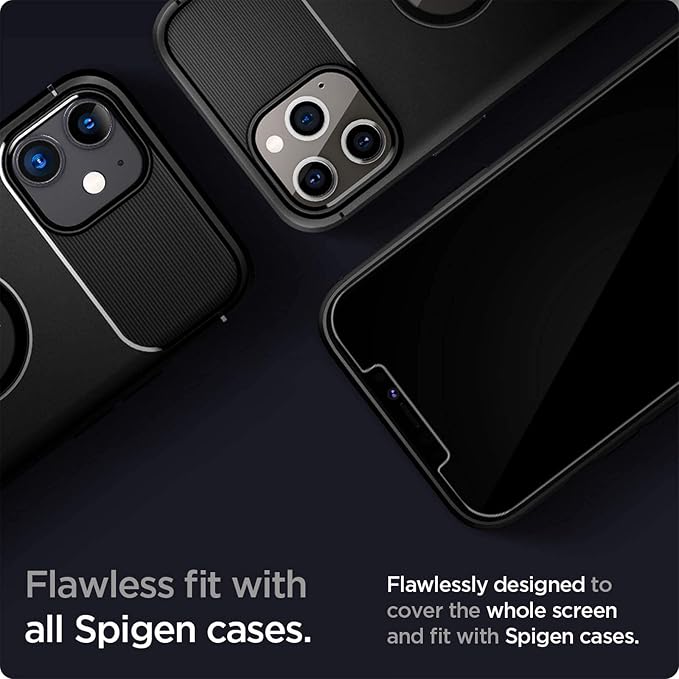 Spigen Tempered Glass Screen Protector [GlasTR EZ FIT] designed for iPhone 11 / iPhone XR [6.1 inch] [Case Friendly] - 2 Pack