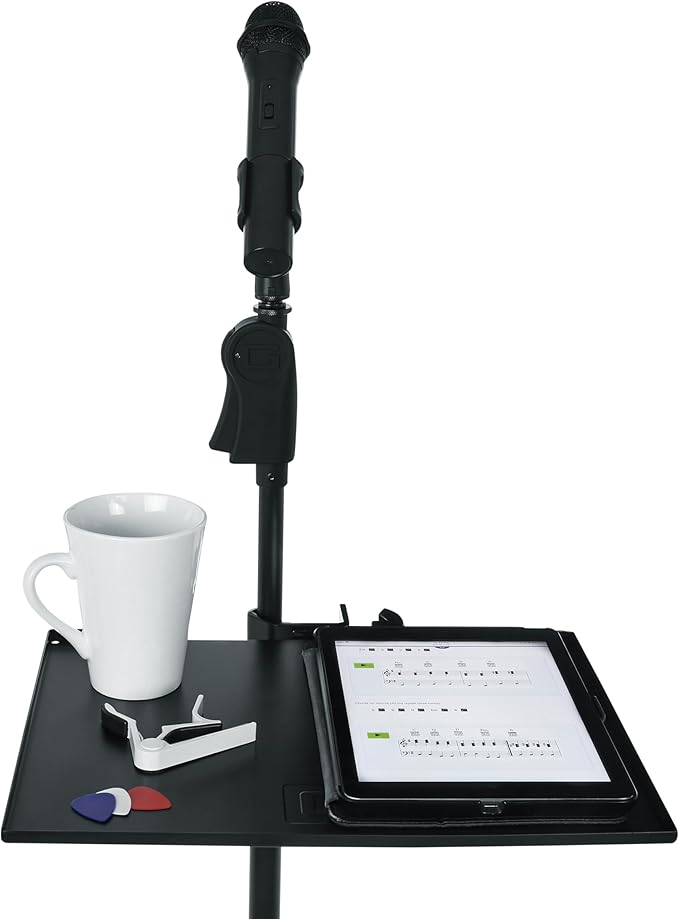 Gator Frameworks GFW-SHELF1115 Microphone Stand Accessory Tray - Large