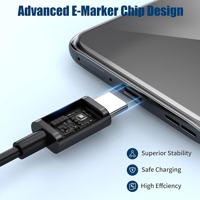 45W Samsung Super Fast Charger Type C to Type C Android Charger Fast USBC Charging Cable 6ft Compatible for Samsung Galaxy S25 ultra S24 S23 S22 S21 S20 S10 S9 A56 A55 A54 A53 A36 A35 A16 A15 A14 A17