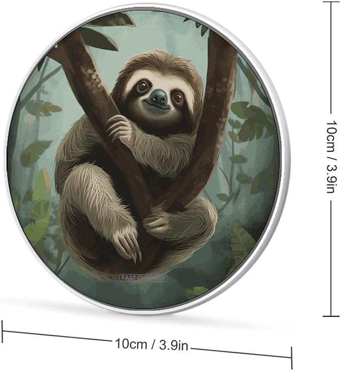 Sloth2 Wireless Charger Magnetic Phone Induction Charger 10w Fast Wireless Charging Station Compatible with iPhone 17 16 15 14 13 12 Pro Max Samsung Galaxy S25 S24 S23
