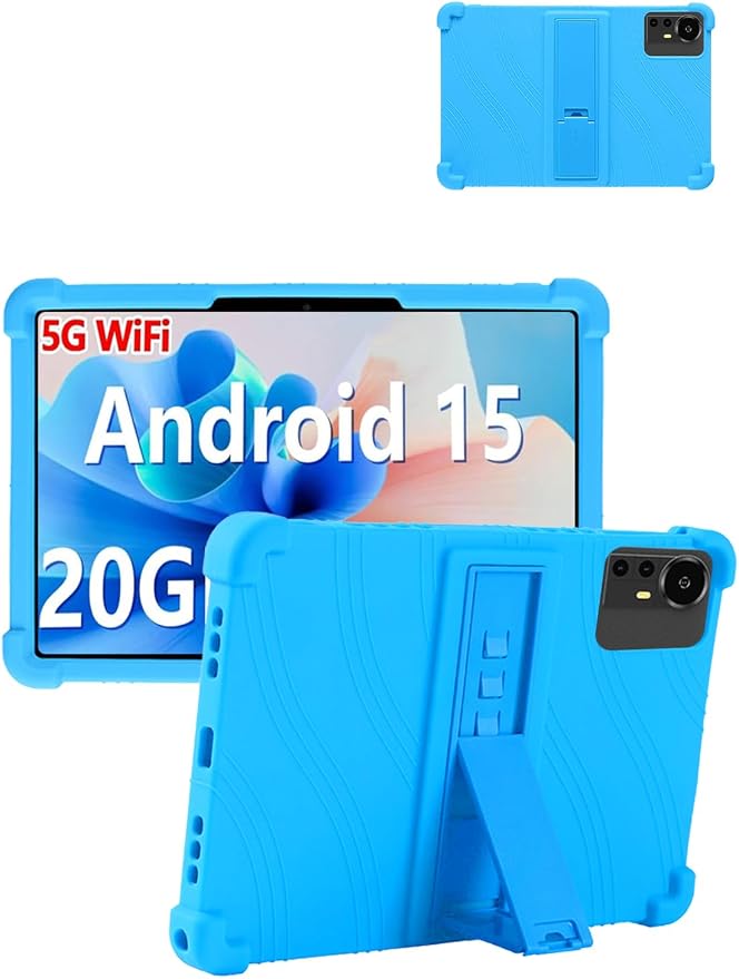 for Bnegynng CP31M 10 inch Tablet Protective case Shockproof Lightweight Silicone Protective Cover with Stand Child-Friendly Protection Easy to Clean DesignBlack