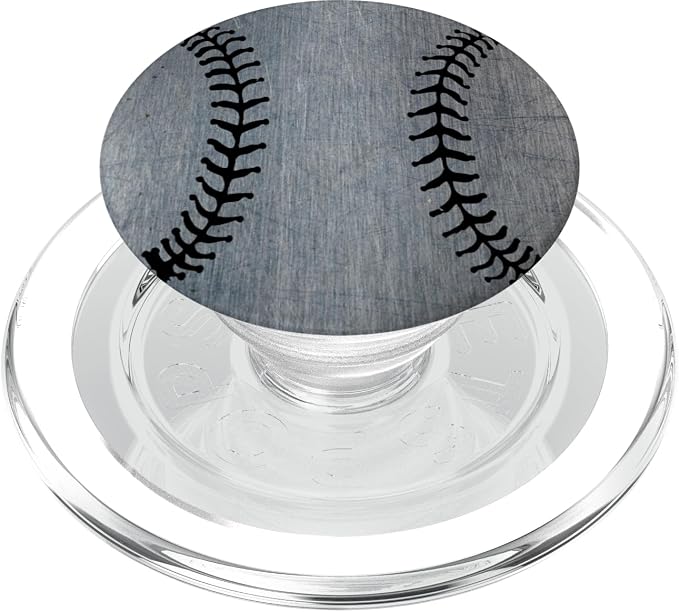 Baseball Scratched Design Phone Grip for Men and Boys PopSockets Adhesive PopGrip
