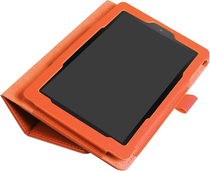 Tablet Cover for Amazon Kindle Fire 7 5th Generation(Model:SV98LN2015 Release)Ultra Slim Folio Stand Lightweight Leather Case for Kindle Fire HD7 5th Gen 7 (Li-Brown)