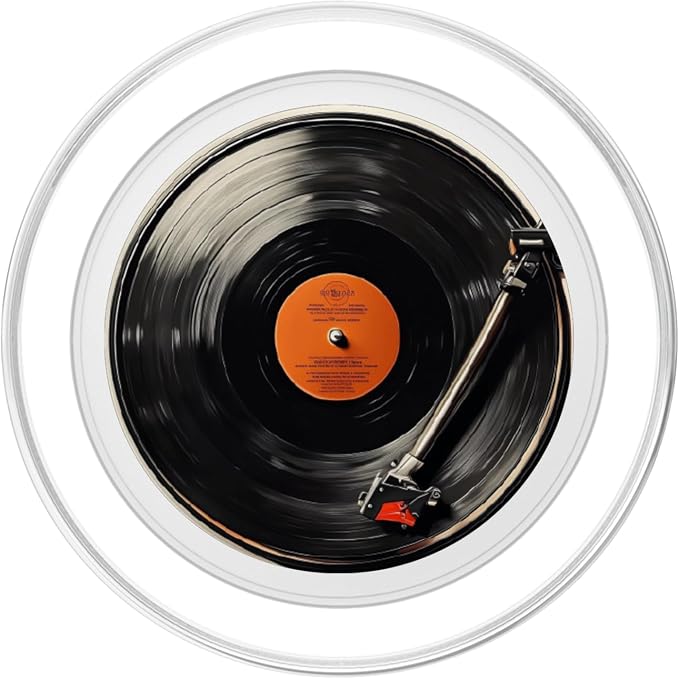 Vinyl Record Player Vinyl Collector Retro Music Lover PopSockets Adhesive PopGrip