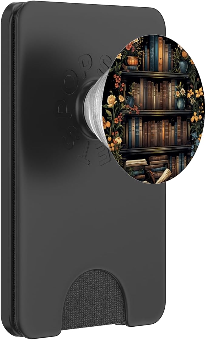 Book Lover Libraries Bookworm Reading Literature Librarian PopSockets PopGrip for MagSafe