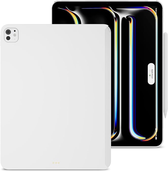 SwitchEasy CoverBuddy Lite for 2024 iPad Pro 11 - iPad Pro Case Compatible with Magic Keyboard for iPad Pro (M4) - White