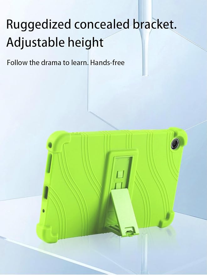 for Lenovo Tab One &amp Nook Reading Tablet Android Tablet8.7 inch Tablets CaseSoft Silicone Adjustable Stand Cover Lightweight Kids FriendlyBlack.