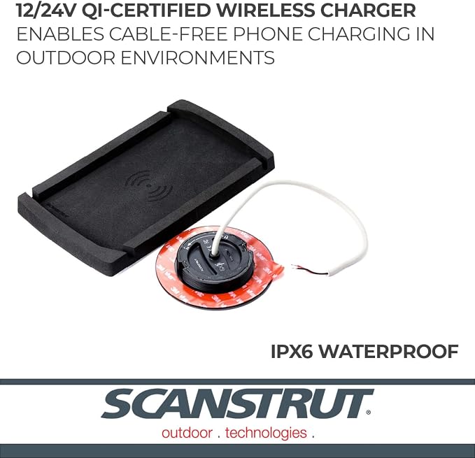 Scanstrut SC-CW-08F ROKK 10W Waterproof Wireless Charging Mat 12/24V