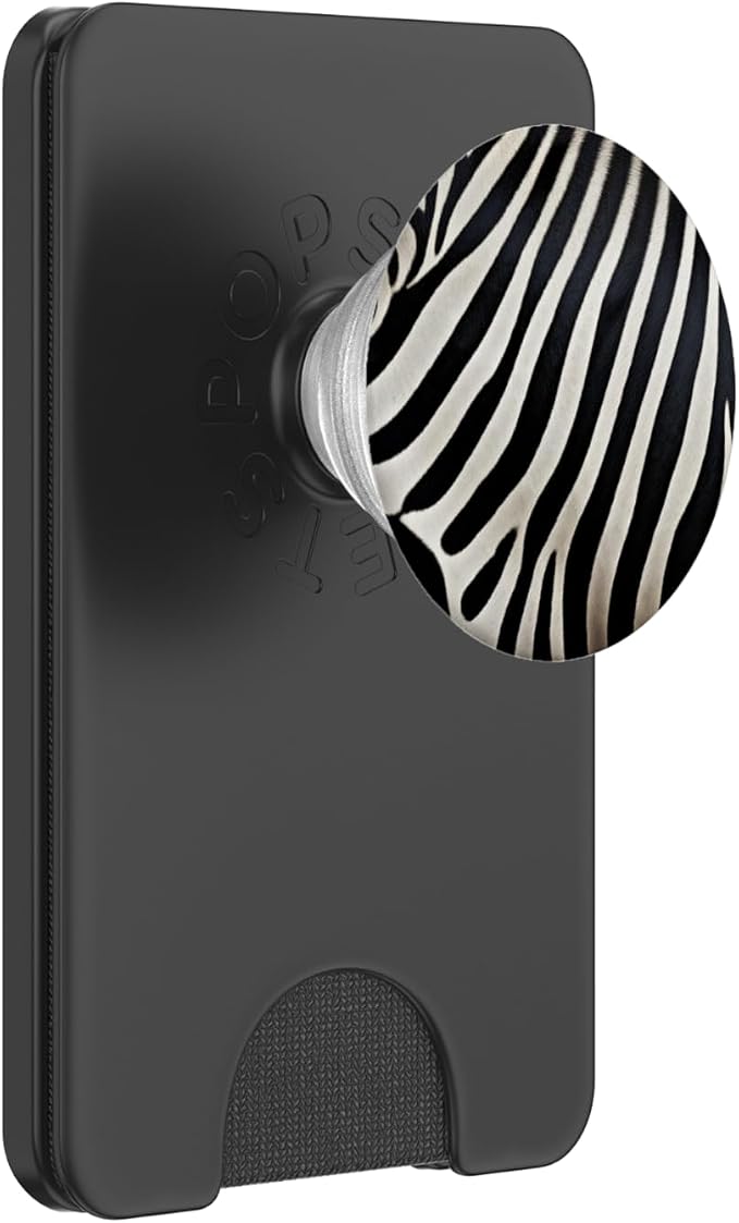 Zebra Pattern PopSockets PopGrip for MagSafe