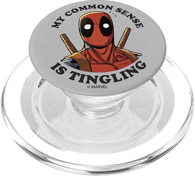 Marvel Deadpool My Common Sense is Tingling PopSockets Adhesive PopGrip