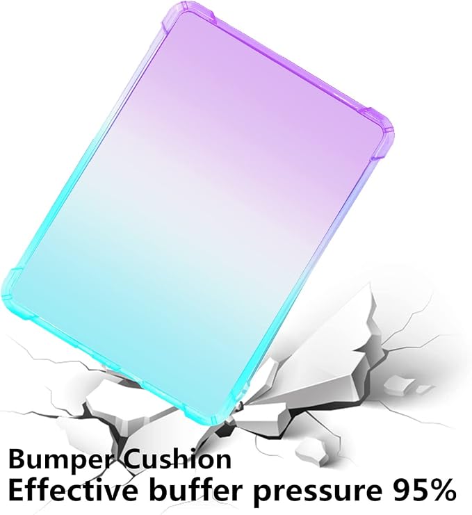 Clear Case for All-New Amazon Kindle Fire Max 11 Tablet (13th Generation 2023 Release) 11 Slim Lightweight Shell Transparent Soft TPU Back Shockproof Crystal Reinforced Corner Cover Clear