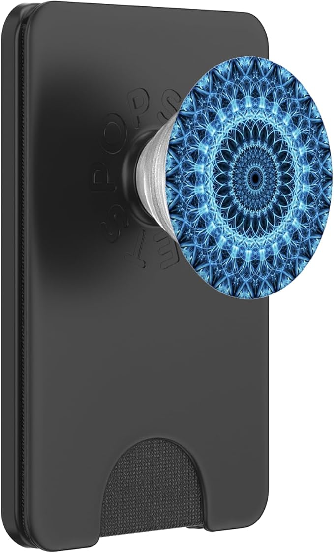 Blue Mandala Pop Mount Socket Cute Designed Divine Mandala PopSockets Adhesive PopGrip