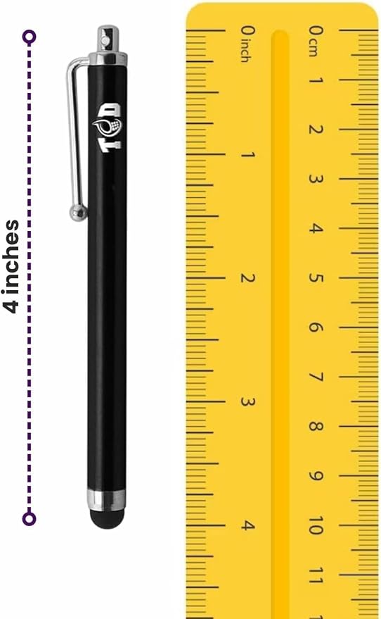 TCD 100 Pack Stylus Pen for iPad High Precision Universal Capacitive Bulk Digital Stylus Pen – Compatible w/iPhone Tablet Touchscreen Laptop – Rubber Tip Black Styluses for All Touch Screen Devices
