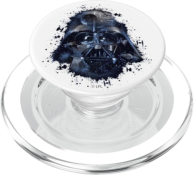 Star Wars Darth Vader Splatter Galaxy Helmet PopSockets Adhesive PopGrip