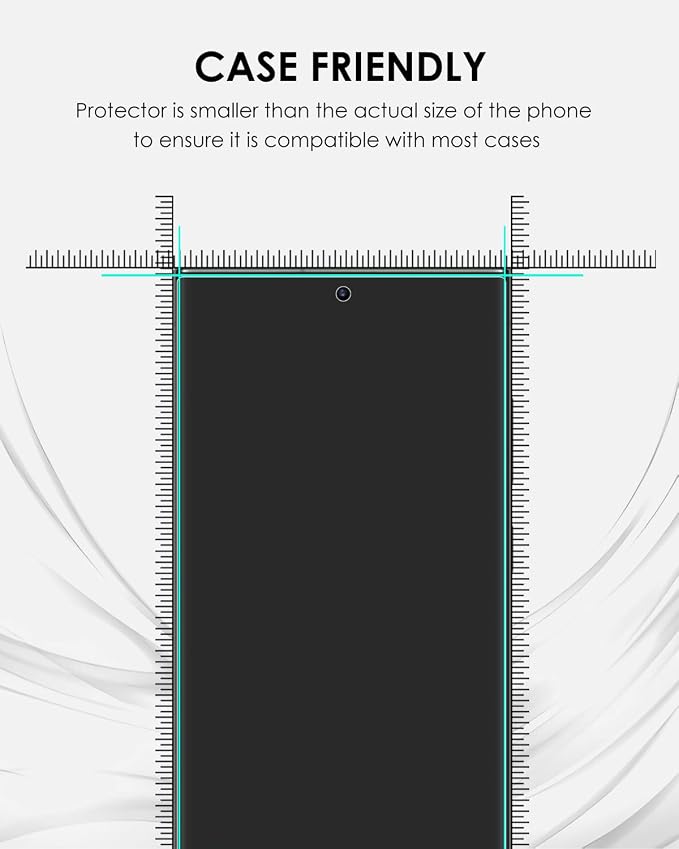 Matte Screen Protector for Samsung Galaxy S22 Ultra - 3 Pack Tempered Glass UV Set Anti Glare Anti-Fingerprint Soft Touch 9H Scratch Resistant