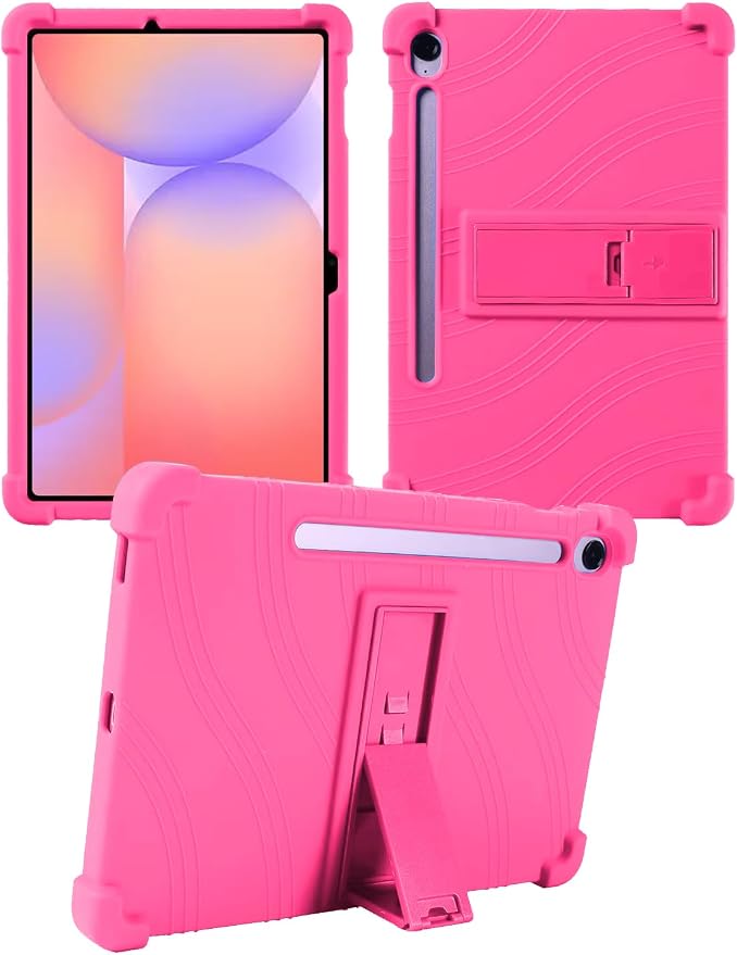 Case for Samsung Galaxy Tab S10 Lite/S10 FE/S9 FE 10.9 Inch - Protective Cover with S Pen Holder &amp Multi-Angle Viewing Stand (Black)