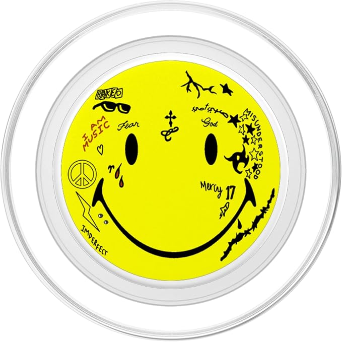Lil Wayne Tattoo Smiley PopSockets Standard PopGrip