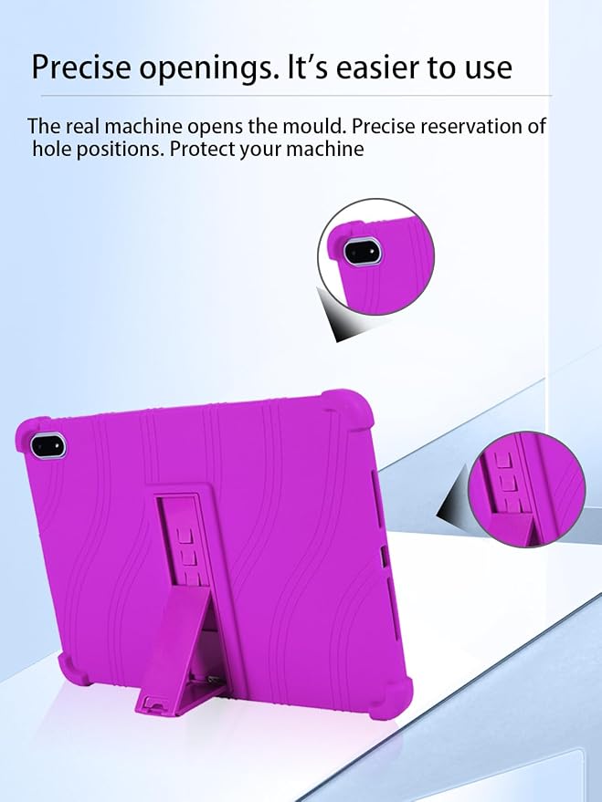 for OnePlus Pad 3 Android 15 Tablet13.2 inch Tablets CaseSoft Silicone Adjustable Stand Cover Lightweight Kids FriendlyBlack.