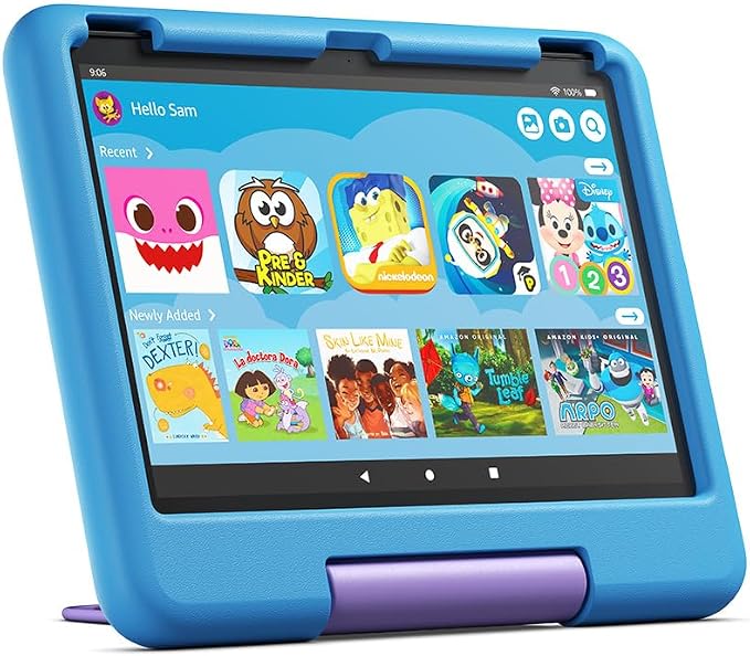 Amazon Kid-Proof Case for Fire HD 10 tablet (Only compatible with 13th generation tablet 2023 release) - Blue