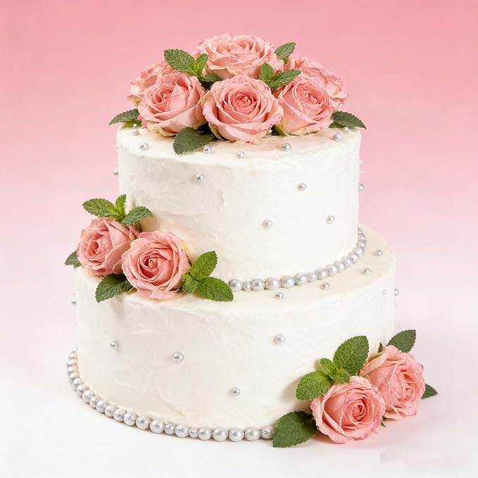 Kimura's Cabin 12pcs Pink Artificial Rose Flowers with Stems Realistic Vintage Fake Roses Bouquet for Home Table Centerpieces Wedding Party Arrangements Decoration Dried Flower (Pink