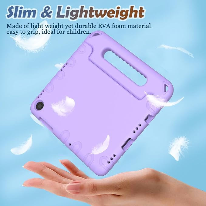LTROP Shockproof Lightweight Convertible Handle Stand Case for Samsung Galaxy Tab A11 Plus 2025 / A9 Plus 11 Inch 2023 with Built-in Screen Protector Galaxy Tab A11+ / A9+ Case for Kids Black