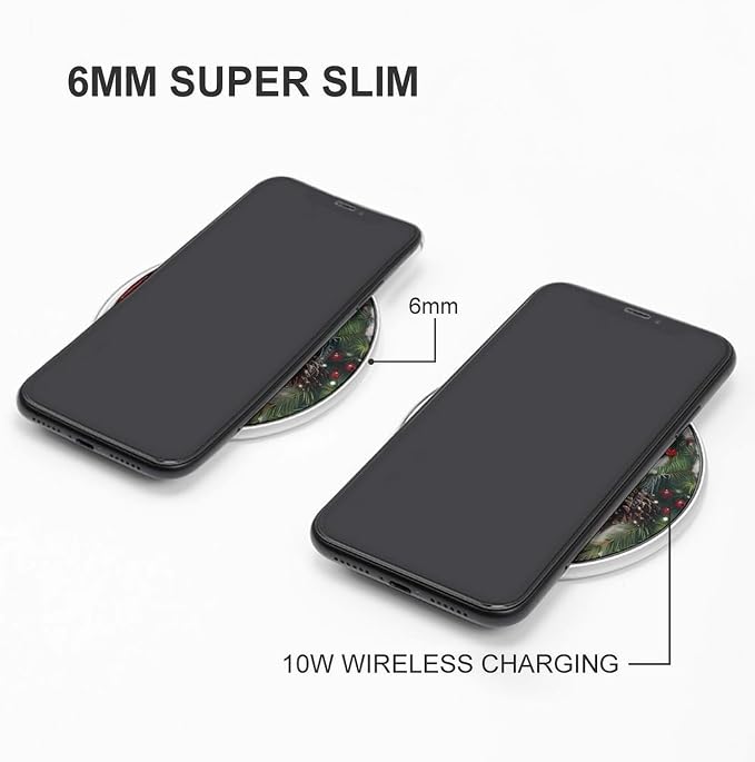 Red Birds Cardinal Wireless Charger Portable Charging Pad | LightweightAll Smartphone