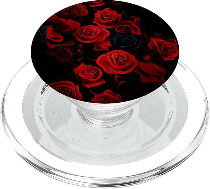 Red Roses Stylish Pattern PopSockets Adhesive PopGrip