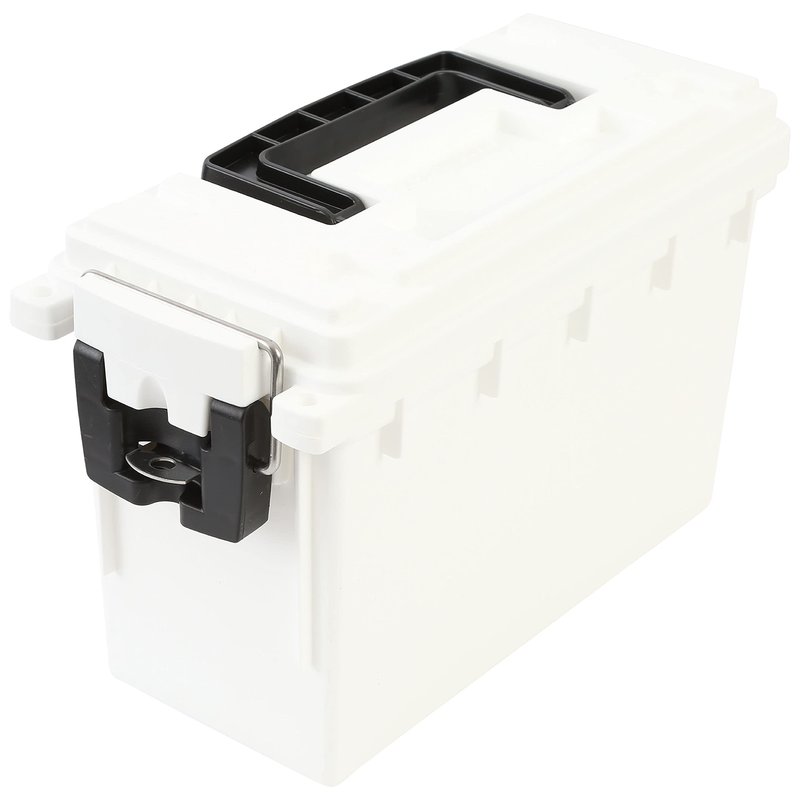 Sheffield 12681 Marine Storage Box, Dry Box Made in USA, Waterproof Container for Boat and Dock Gear, Small Parts Organizer with Latch, Stackable
