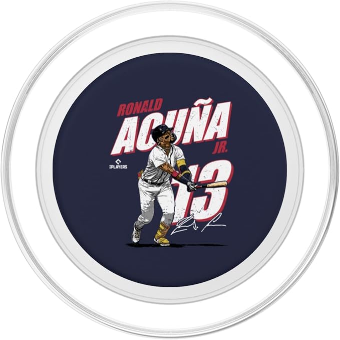 Ronald Acuna Jr. | Atlanta Baseball MLB Players | MLBRAC3001 PopSockets PopGrip for MagSafe
