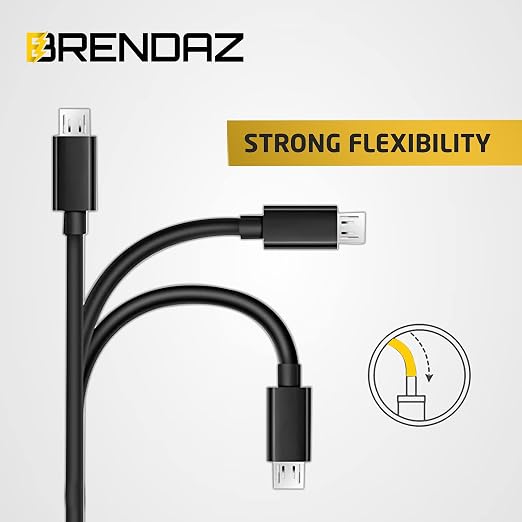 BRENDAZ Micro USB Cable 10-Pack- Fast Charging Data Transfer Android USB Cord Compatible with Kindle Fire HD Tablet Compatible with Xbox One S X Galaxy S6 S7 Edge J7 Note 5 4.(10-Feet)