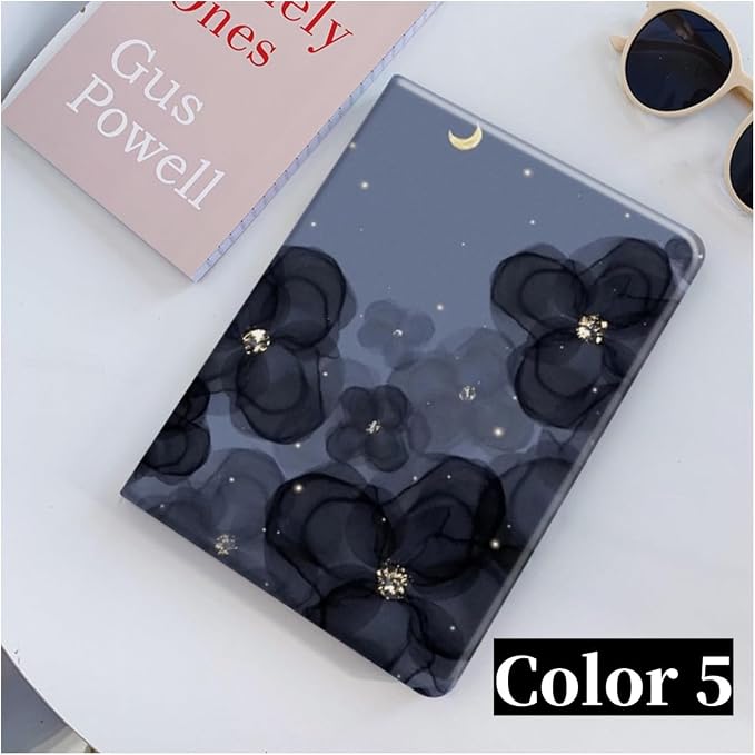 Flower Case for Xiaomi Redmi Pad 2 11 Case Flower Pattern Cute Floral Illustrated Printed Cover with Pencil HolderColor 5